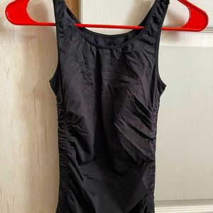 Black maternity tank top